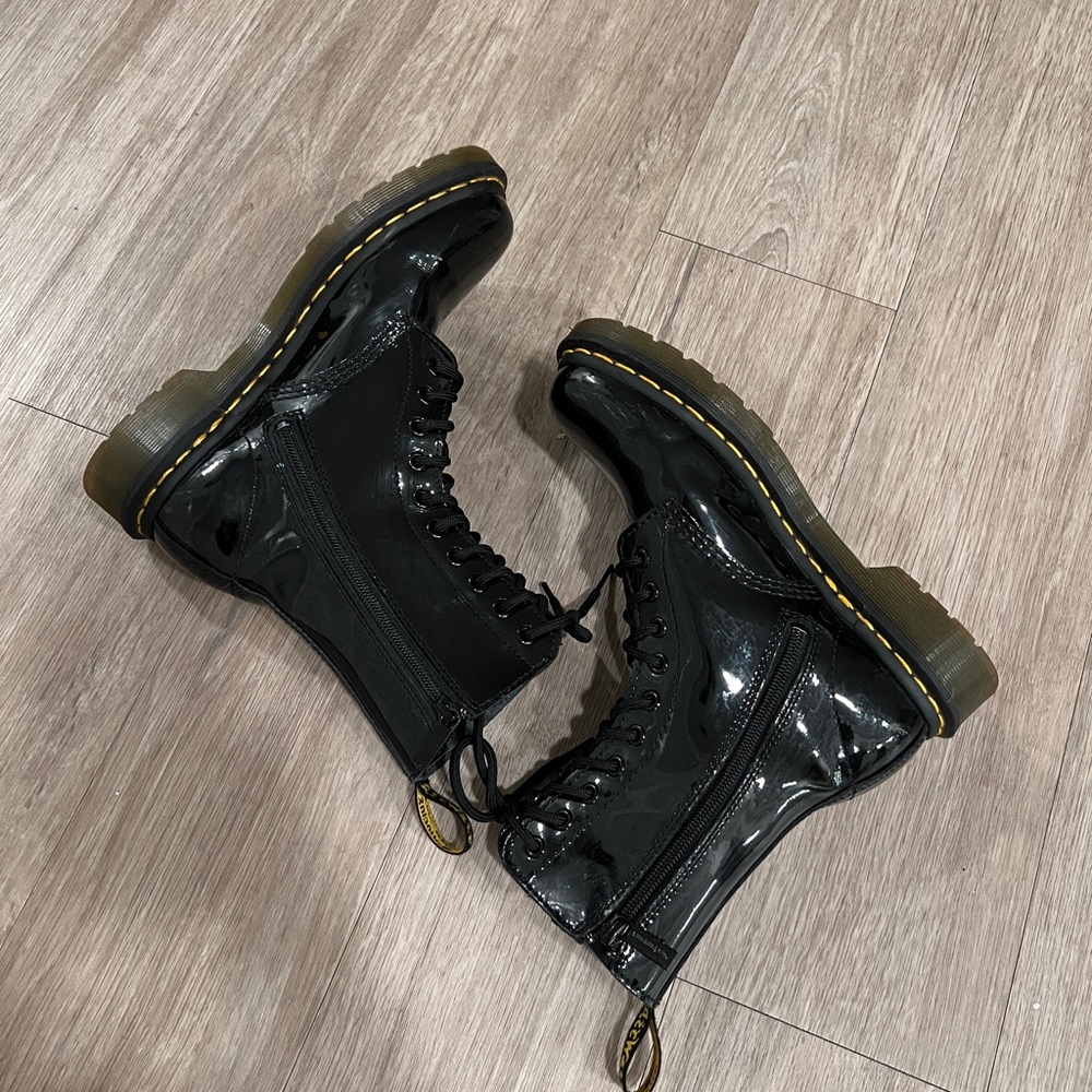 Dr. Martens Women’s Patent Leather Boots - Picture 9 of 16